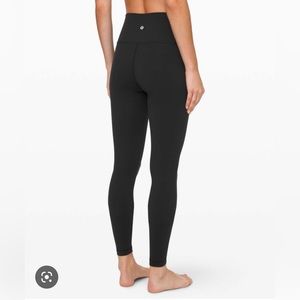 Lululemon Wunder Under Hi-Rise Tight Full-On Luxtreme, Black, Size 8